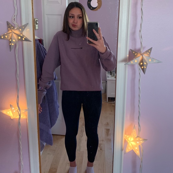 UO Champion Reverse Weave Mock Neck Crewneck - Picture 3 of 5